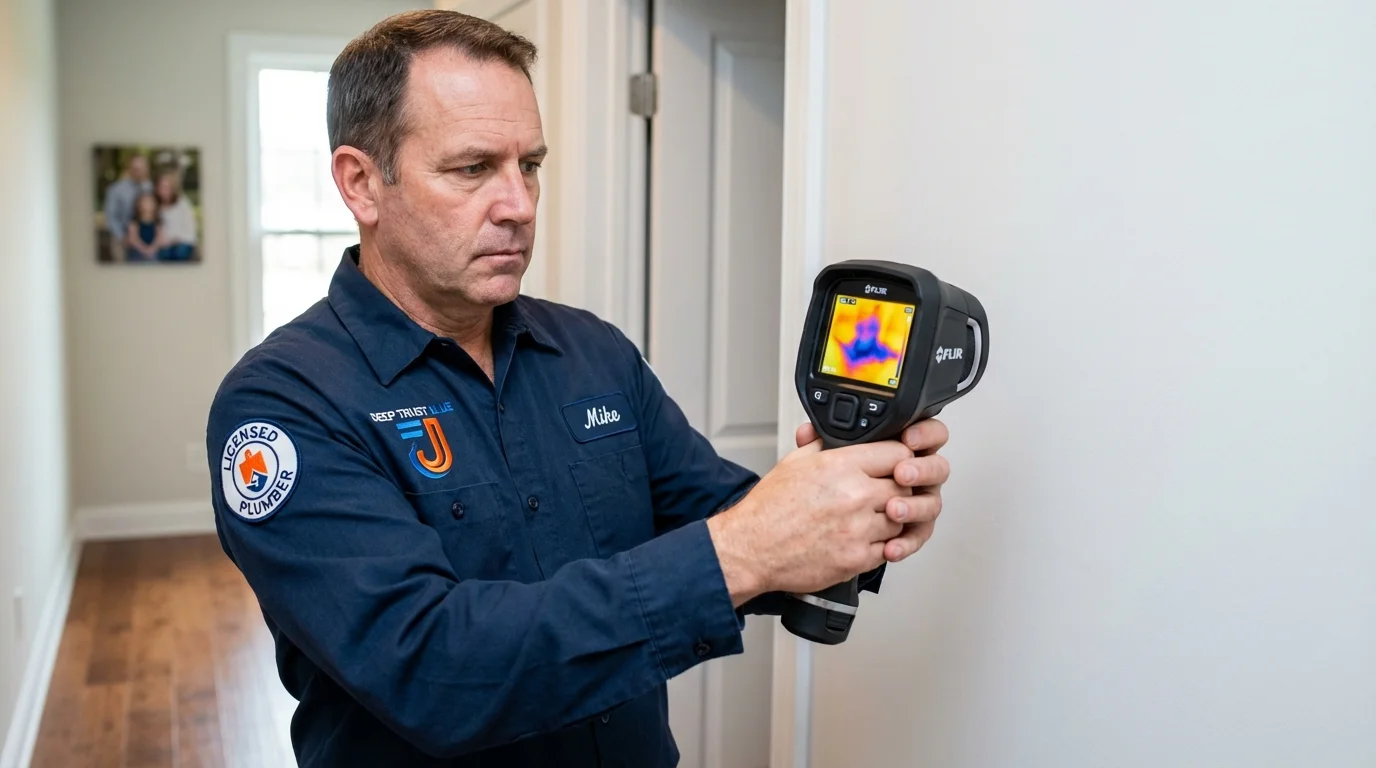 Thermal imaging leak detection by Johns Plumbing LLC in Camuy